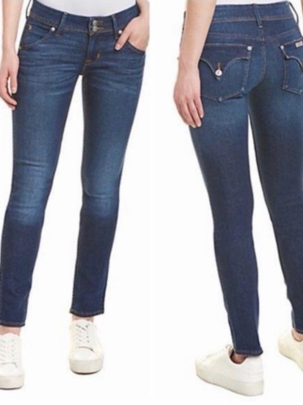 Hudson Collin Flap Mid Rise Skinny Jeans Sz 28 - Picture 17 of 17
